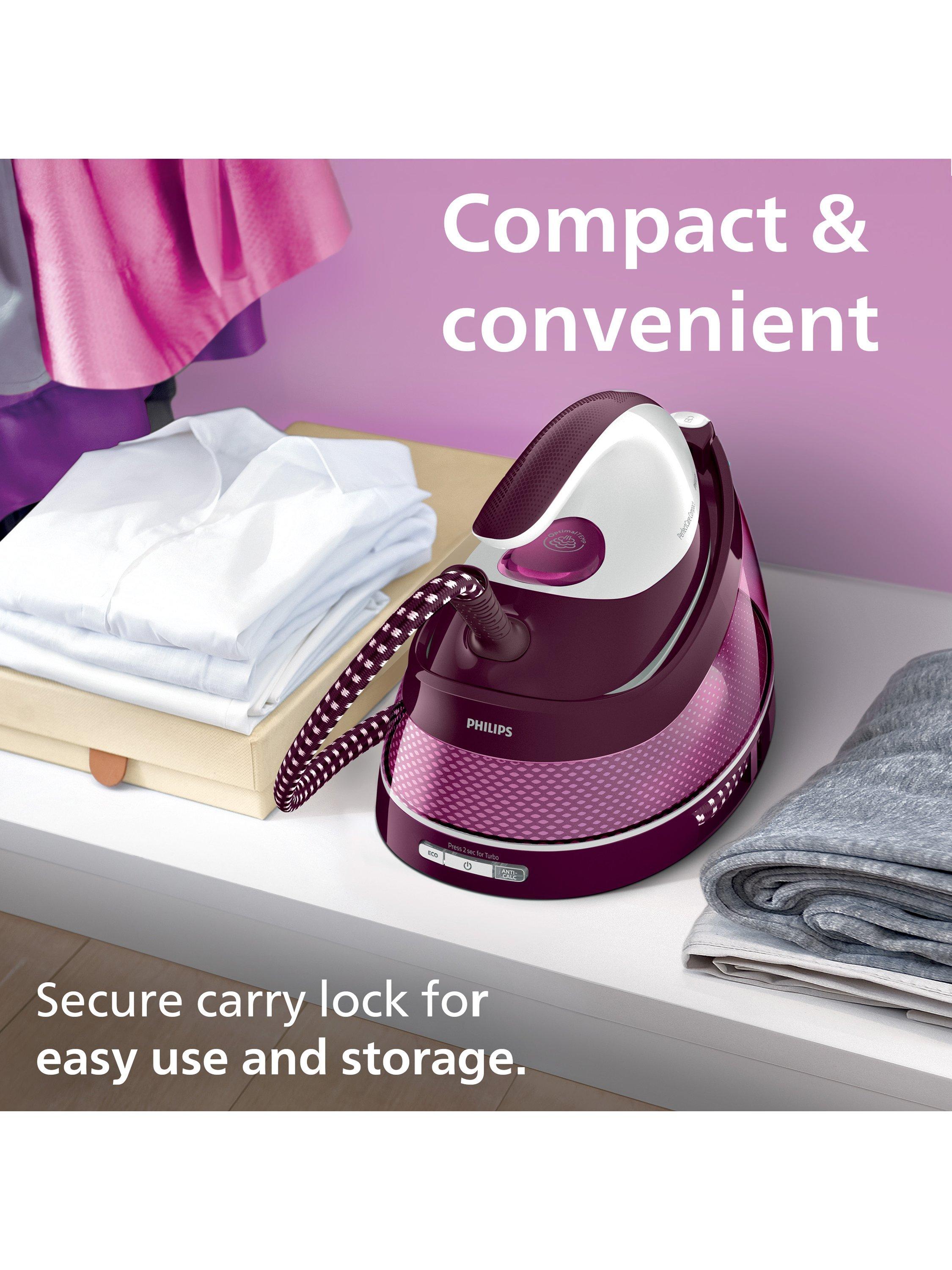 Philips PerfectCare compact steam generator iron rose, imported from the UK