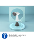 Philips 1000 Series handheld clothes steamer white grey, UK version