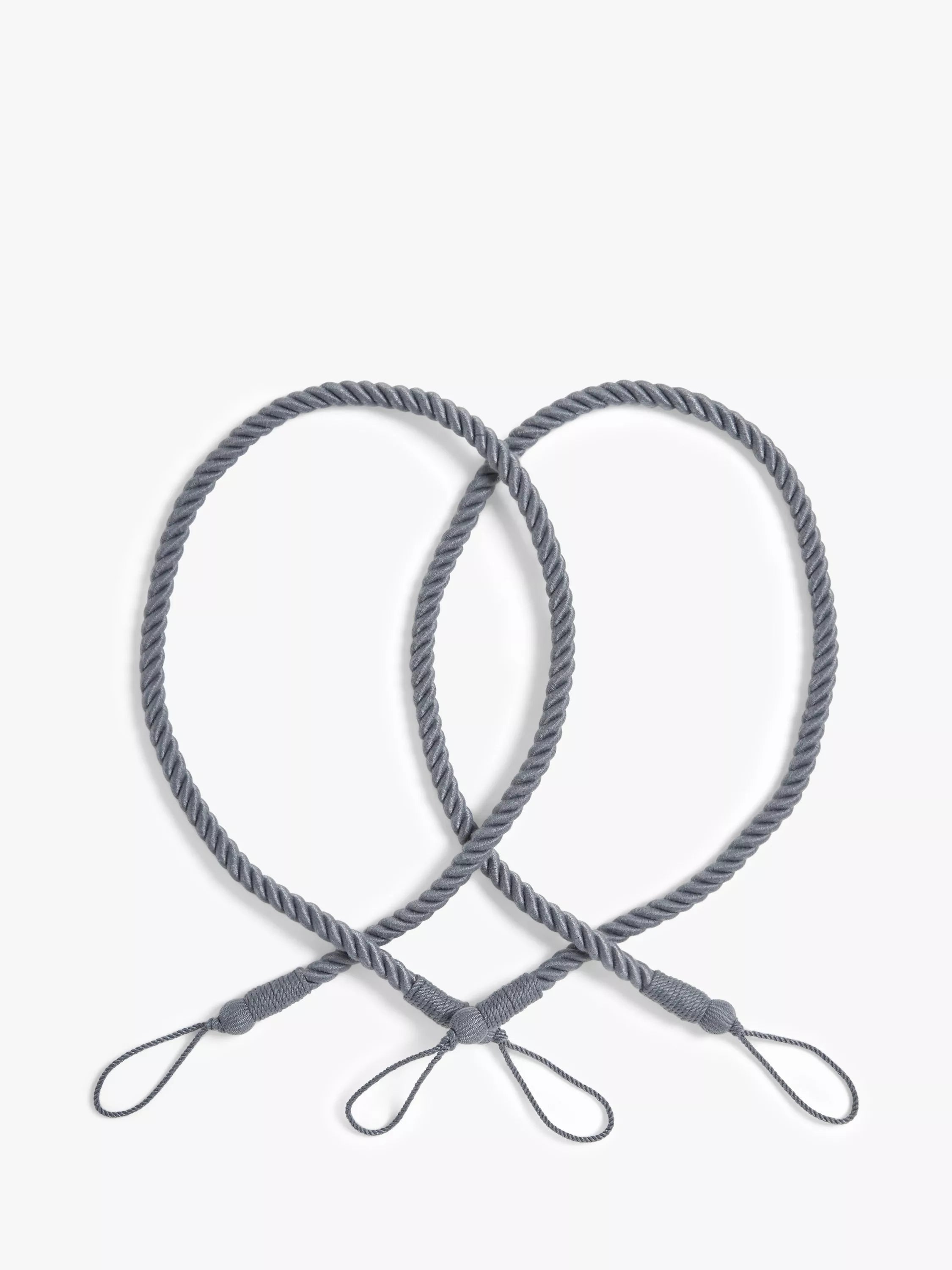 Passe-cordes de rideaux en cordelette John Lewis, lot de 2