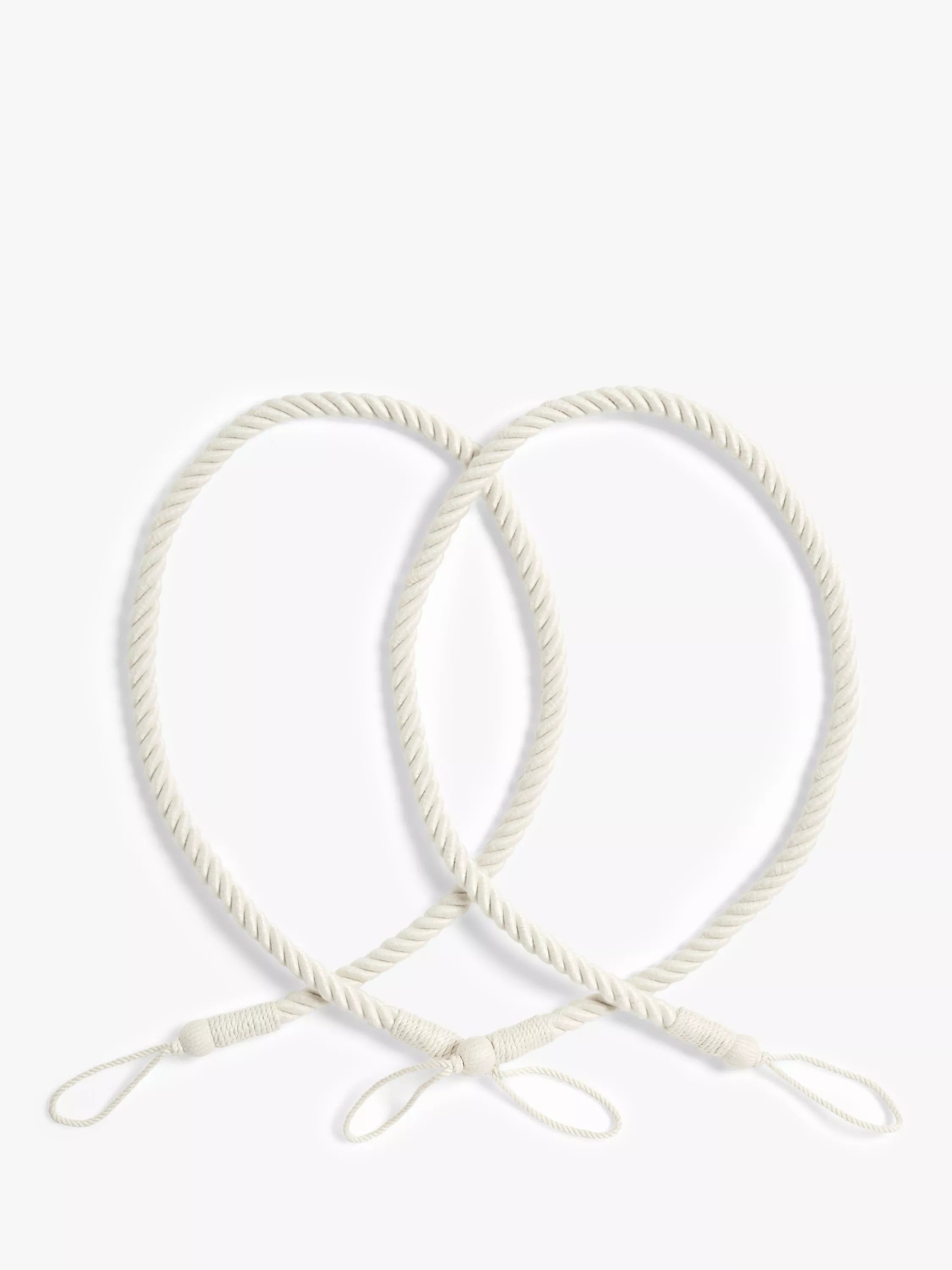Passe-cordes de rideaux en cordelette John Lewis, lot de 2