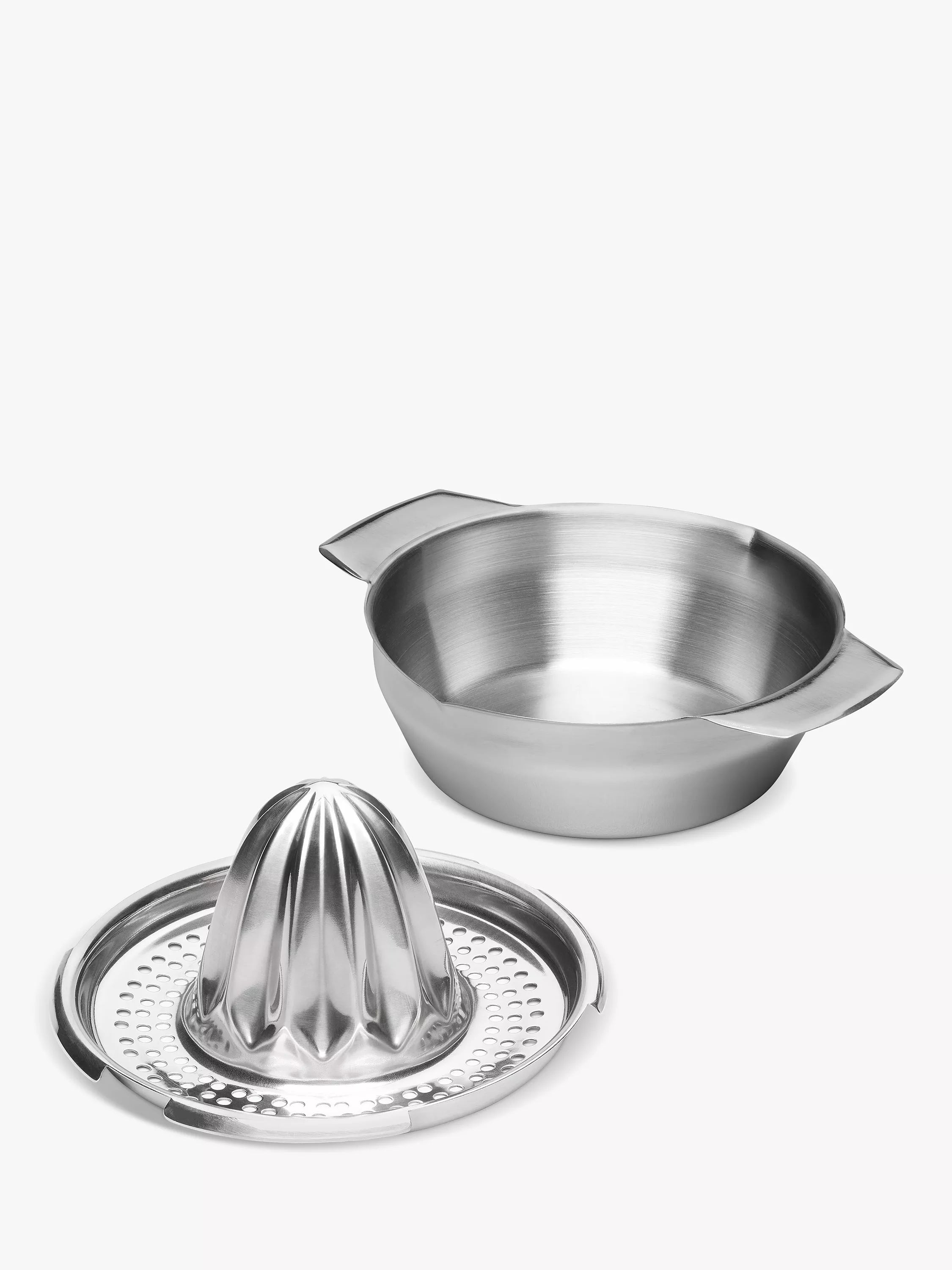John Lewis stainless steel citrus squeezer (British brand)