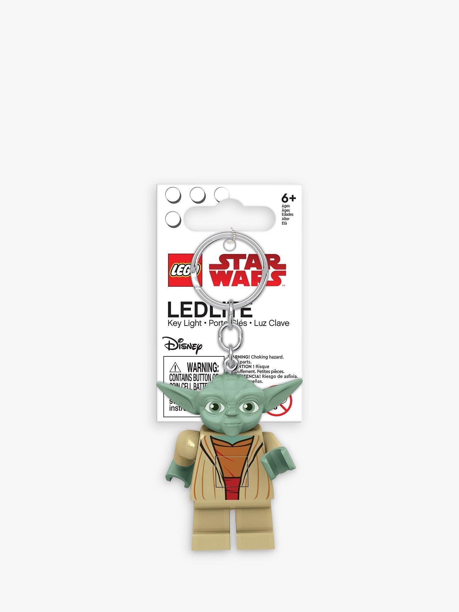 Lego Star Wars Yoda light-up keyring green, UK version
