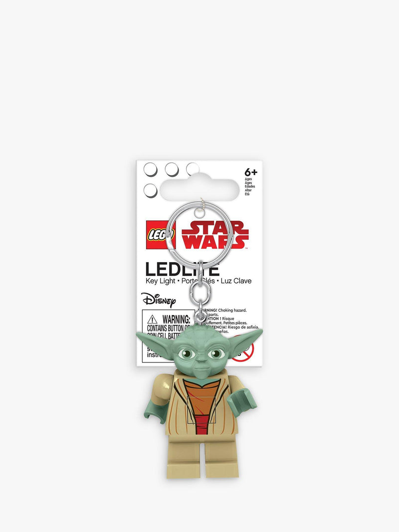 Lego Star Wars Yoda light-up keyring green, UK version