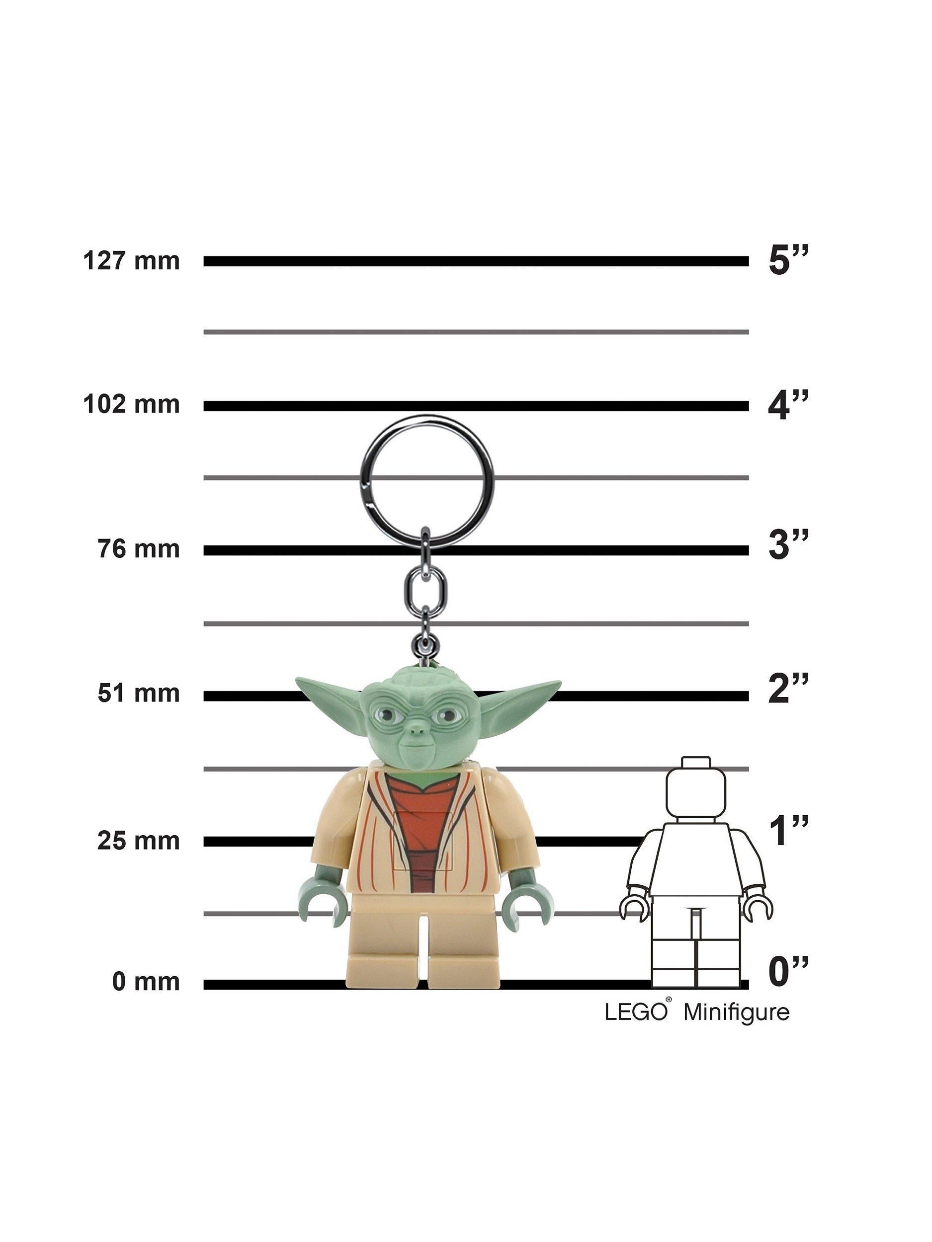Lego Star Wars Yoda light-up keyring green, UK version