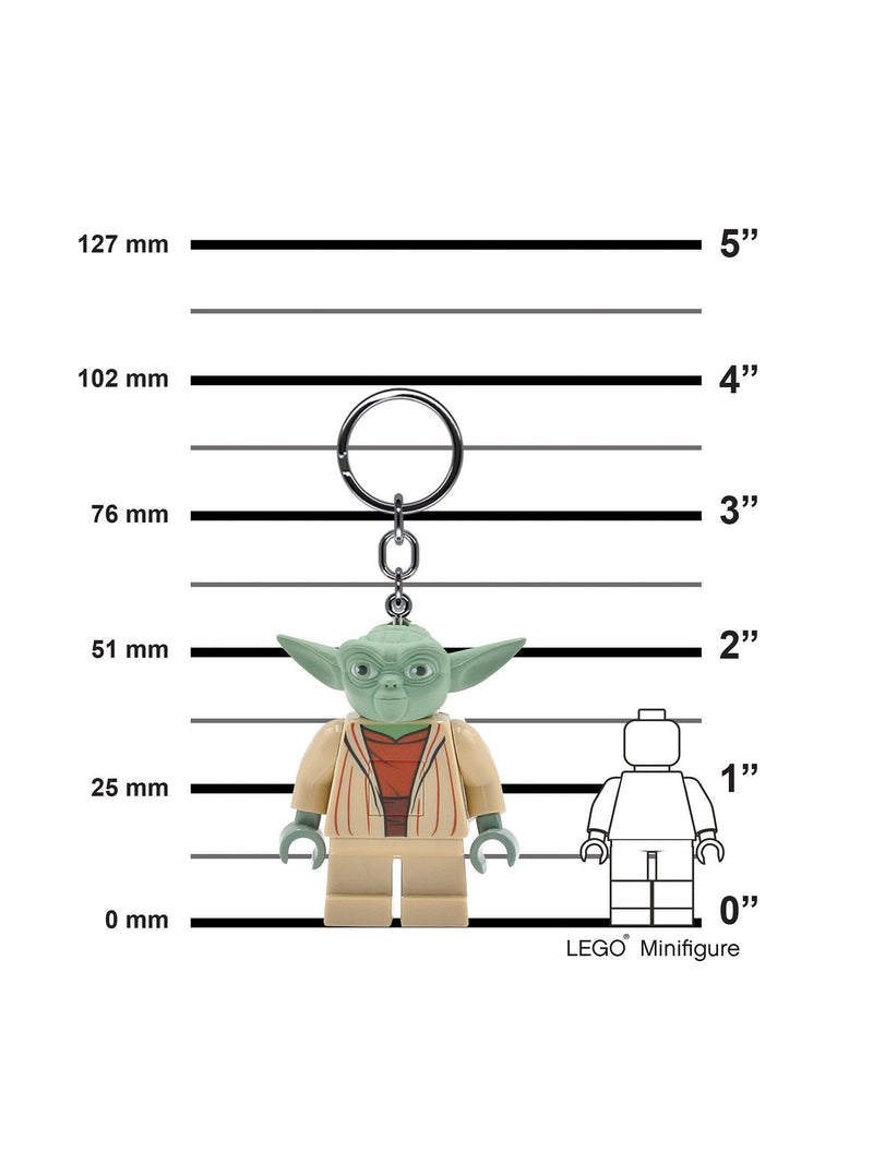 Lego Star Wars Yoda light-up keyring green, UK version