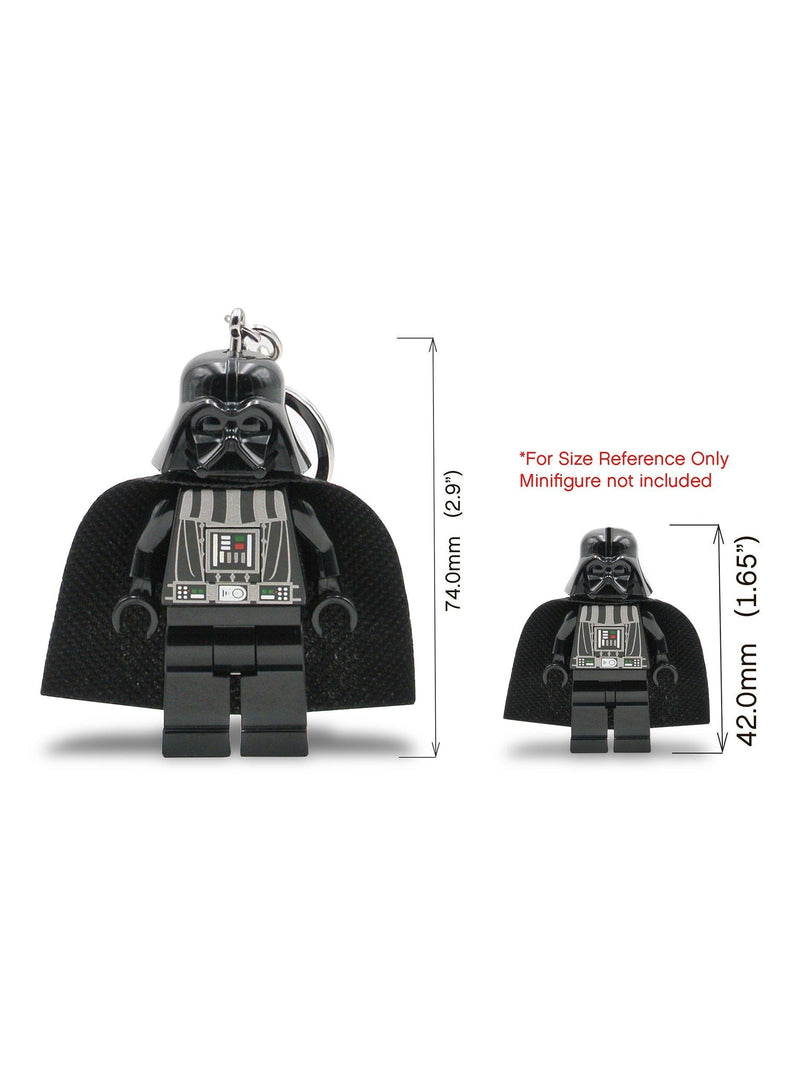 LEGO poseable minifigure keyring with LED light, UK version