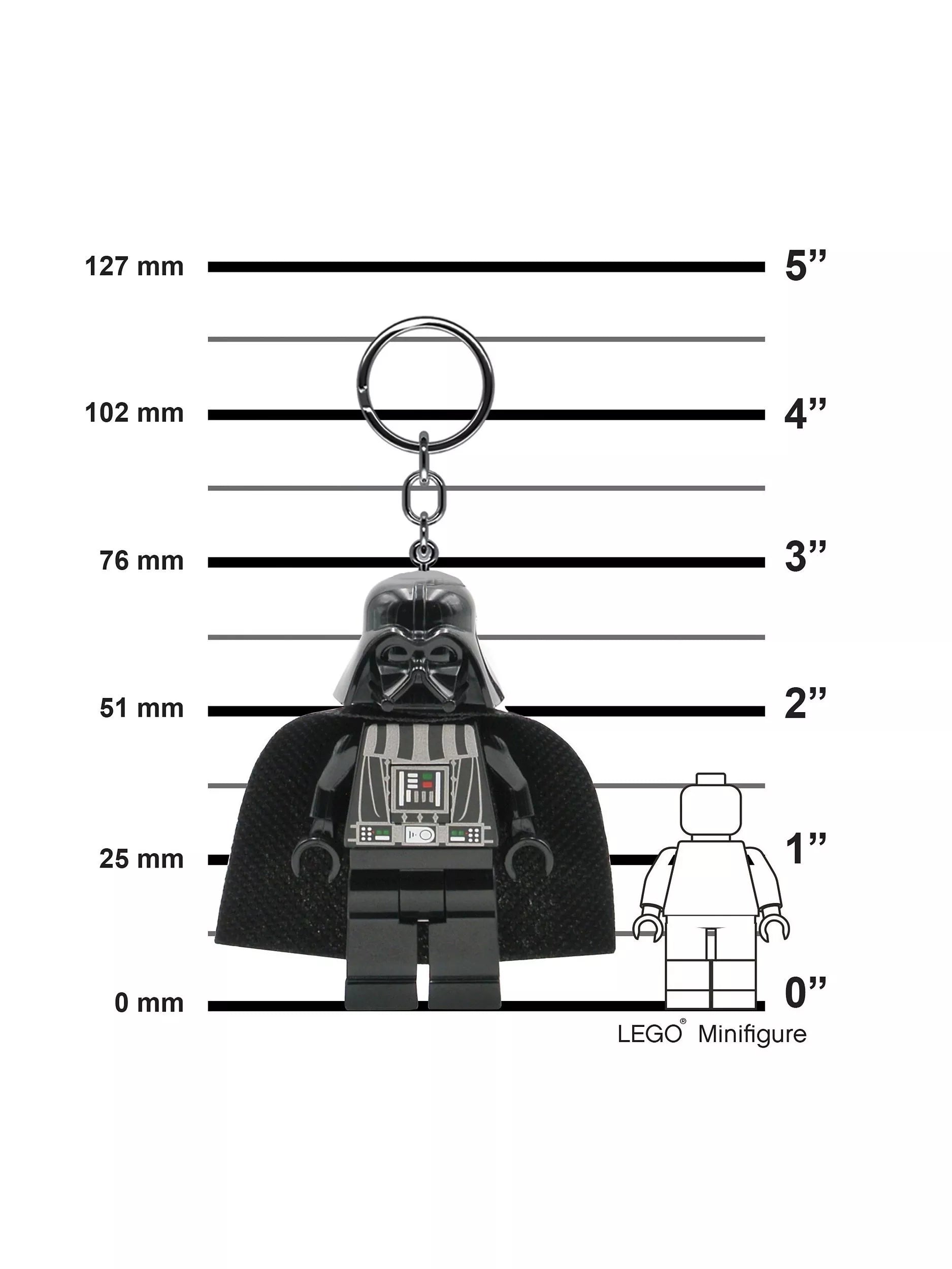 LEGO poseable minifigure keyring with LED light, UK version