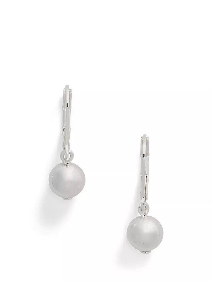 Ralph Lauren sterling silver ball drop earrings, imported from the UK