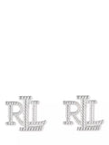 Ralph Lauren stud earrings rope texture logo initial sterling silver - British product