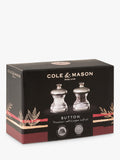 Cole & Mason Button Precision+ Salz- und Pfeffermühlen, importiert aus dem Vereinigten Königreich