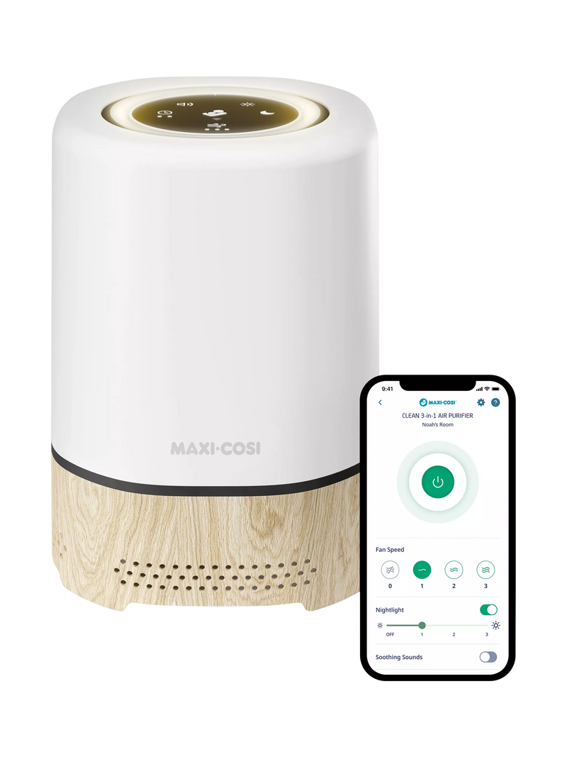 Maxi-Cosi Clean 3-in-1 Air Purifier white, imported from the UK