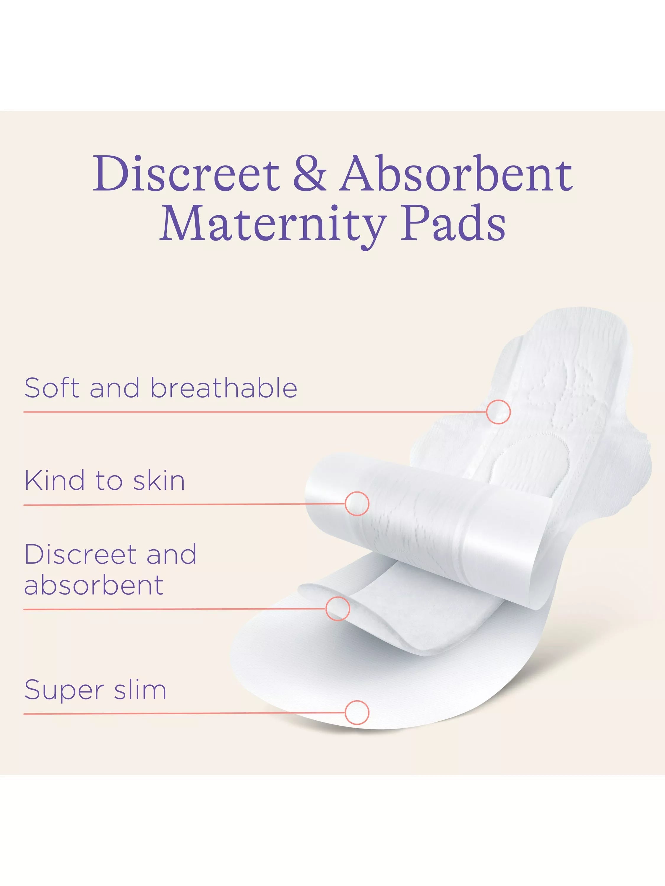 Lansinoh Extra Absorbent Maternity Pads Pack of 10, UK version