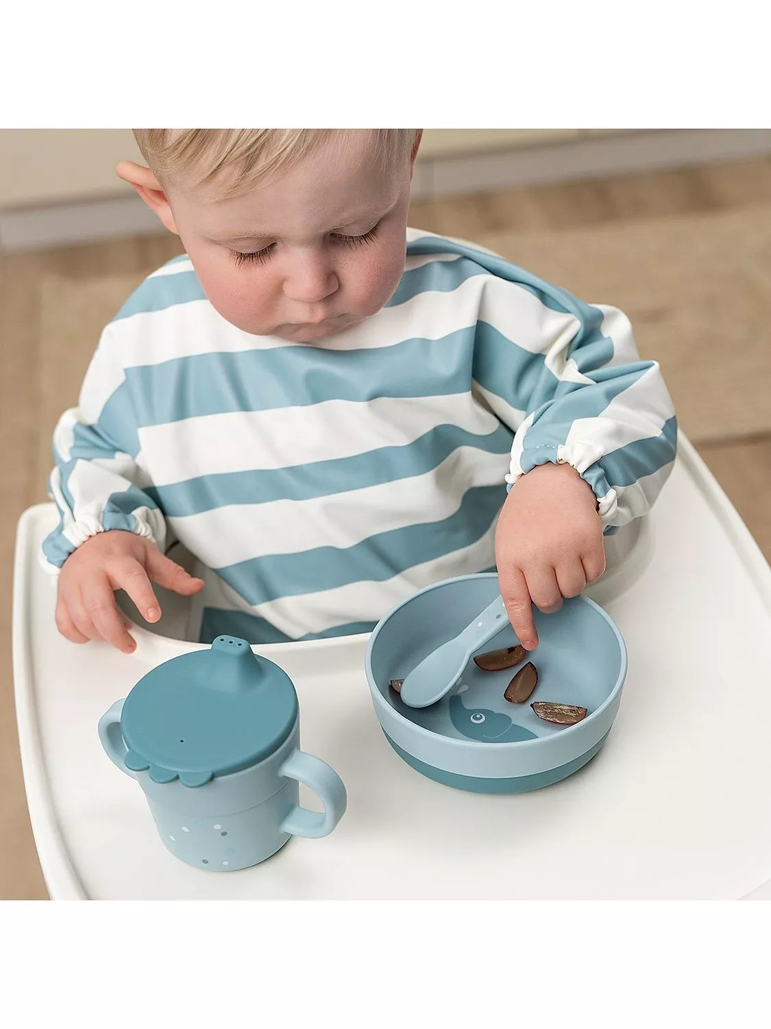 Done by Deer baby meal set blue, UK version