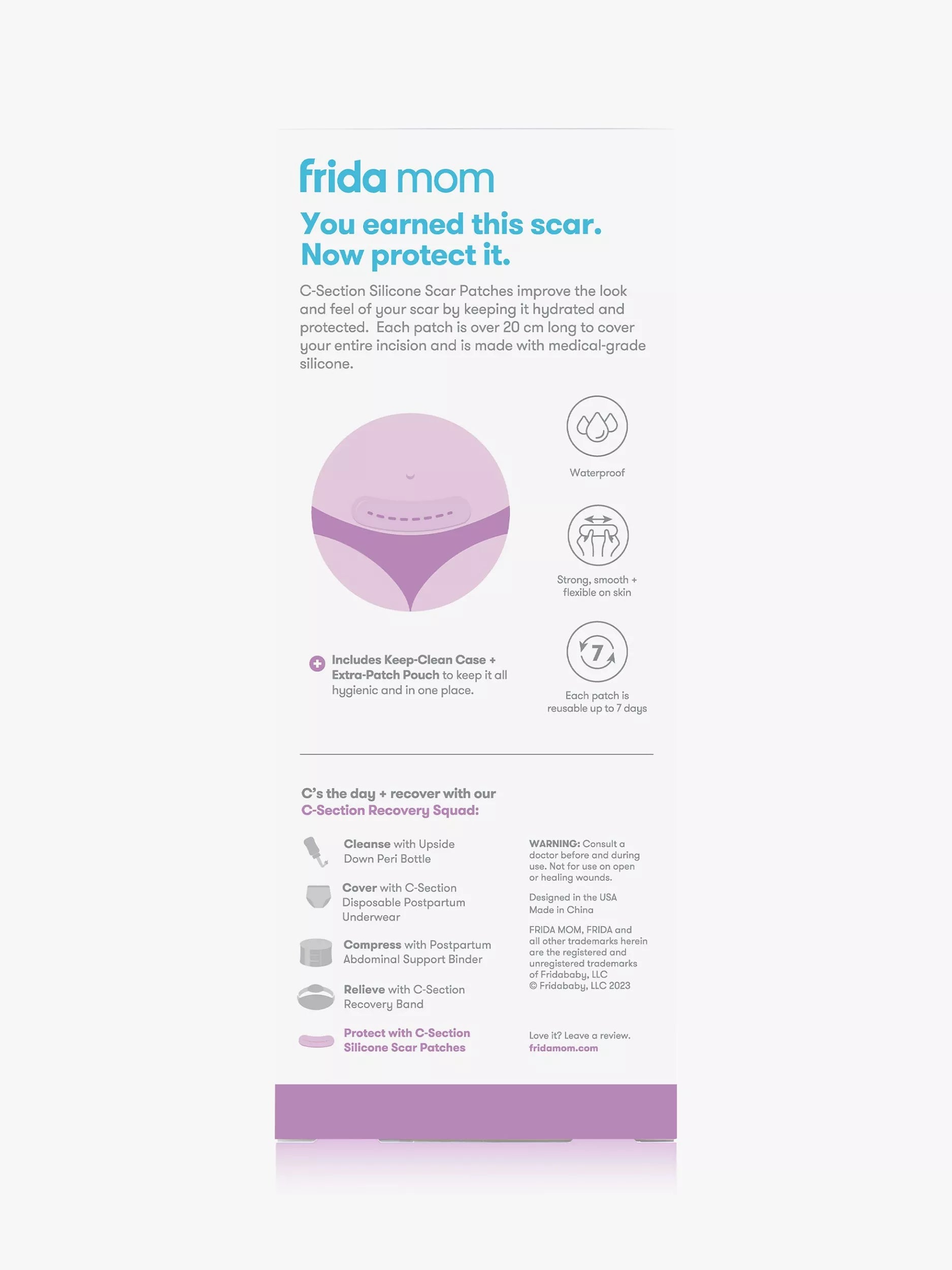 Fridababy c-section scar patches 6-pack - British product