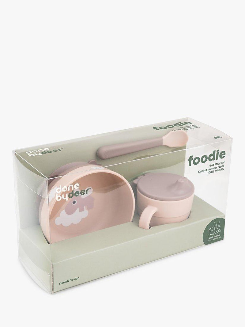 Done by Deer Foodie Meal Set bowl, cup, and spoon - British product