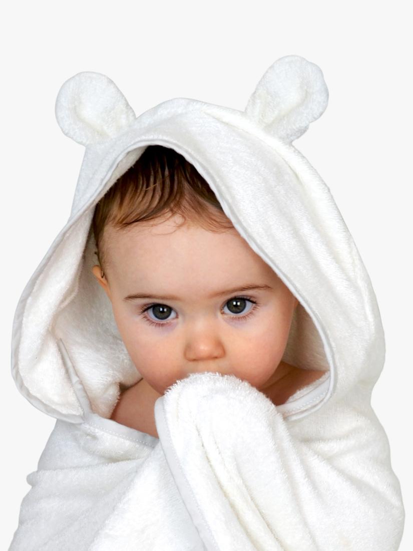 Shnuggle Wearable Baby Towel White (British brand)