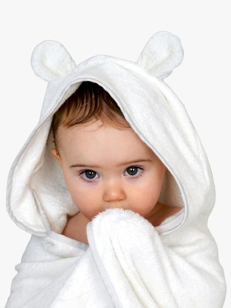 Shnuggle Wearable Baby Towel White (British brand)