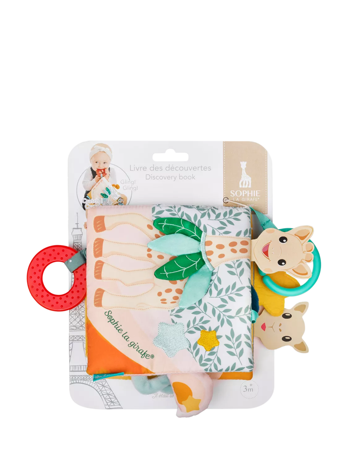 Sophie la girafe baby soft activity book, imported from the UK