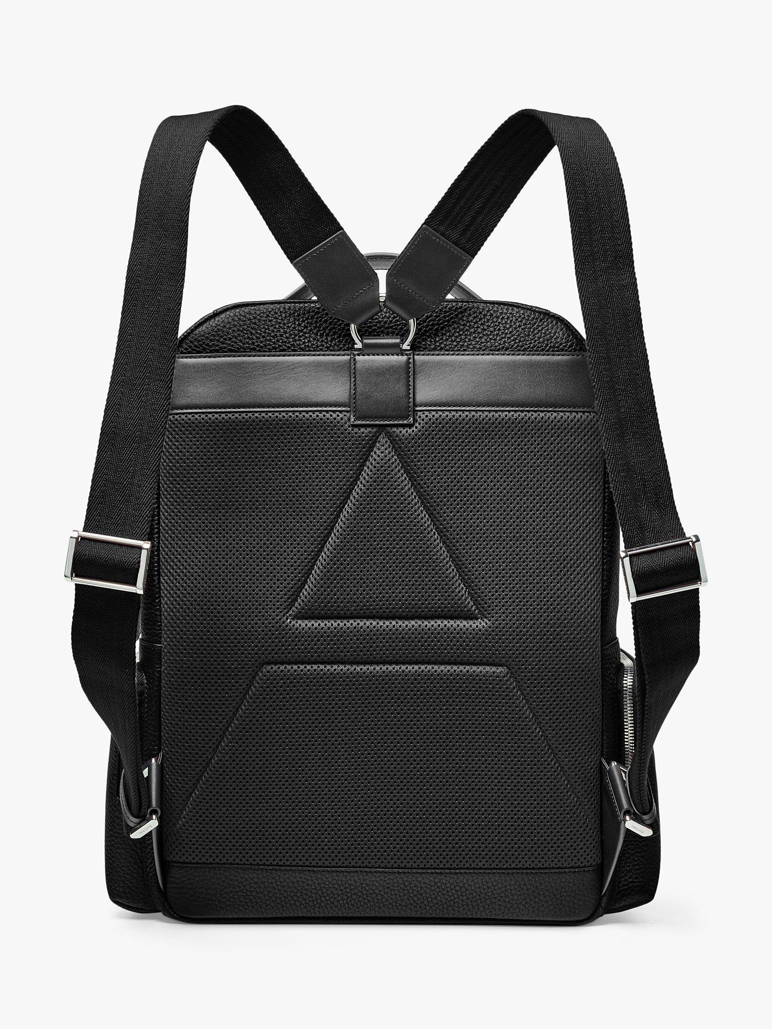 Rucksack Aspinal of London Reporter Zip aus genarbtem Leder, UK-Version
