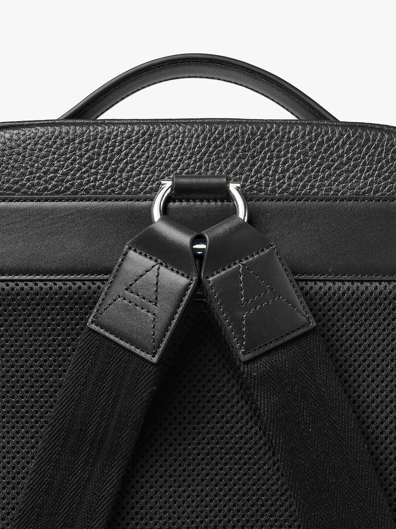 Rucksack Aspinal of London Reporter Zip aus genarbtem Leder, UK-Version