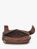 Aspinal of London compact pebble leather reporter bag, UK version