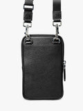 Aspinal of London Kiesel-Leder Umhängetasche für das Handy, UK-Version