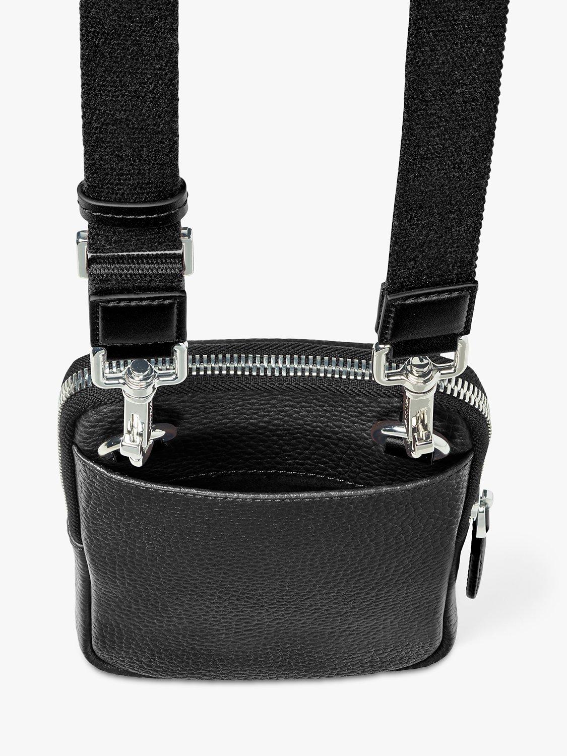 Aspinal of London Kiesel-Leder Umhängetasche für das Handy, UK-Version