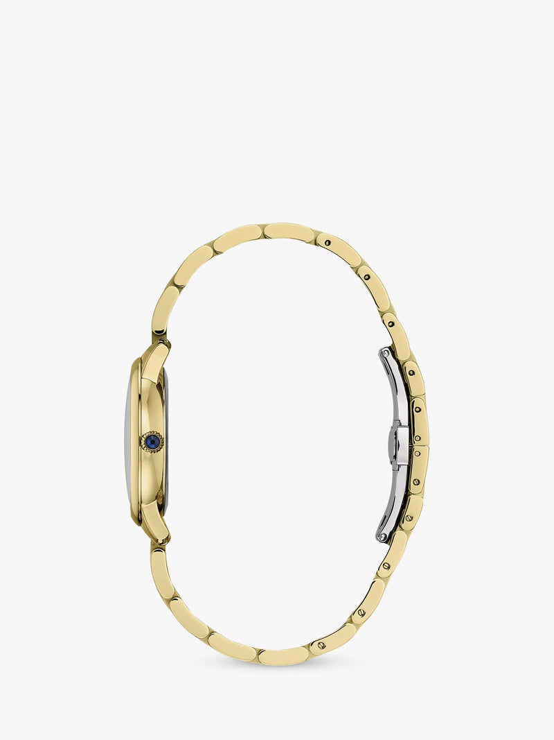 Frederique Constant Slimline gold watch with diamond dial (British brand)