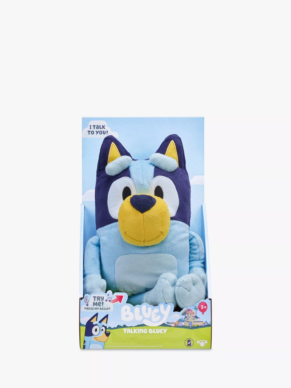 Bluey talking plush toy 33cm, UK version