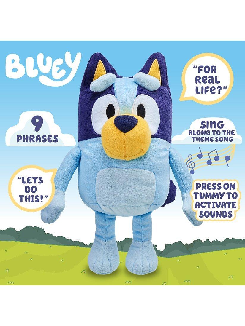 Bluey talking plush toy 33cm, UK version