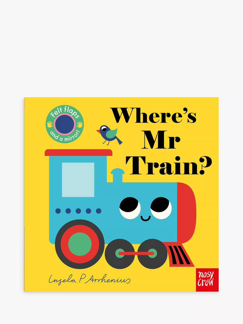 Felt Flaps Where's Mr Train lift-the-flap children's book - British product
