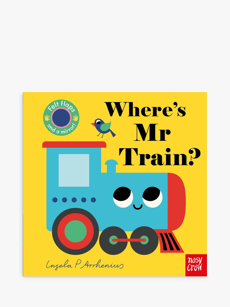 Felt Flaps Where's Mr Train lift-the-flap children's book - British product