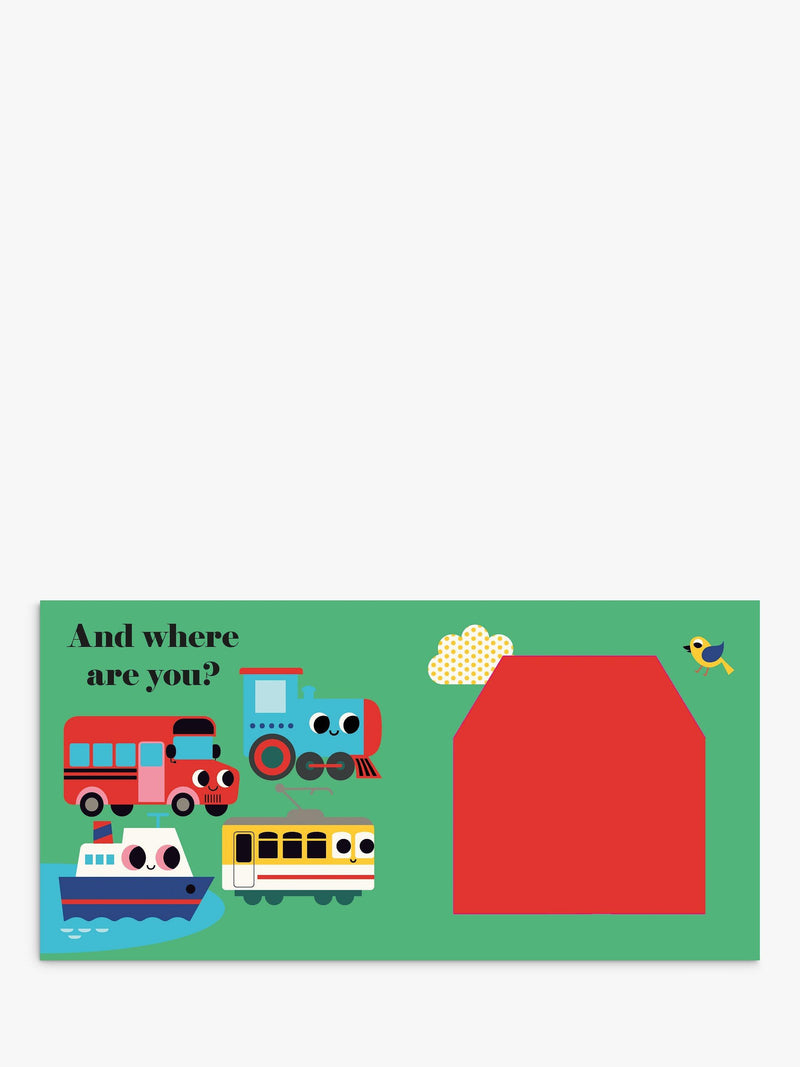 Felt Flaps Where's Mr Train lift-the-flap children's book - British product
