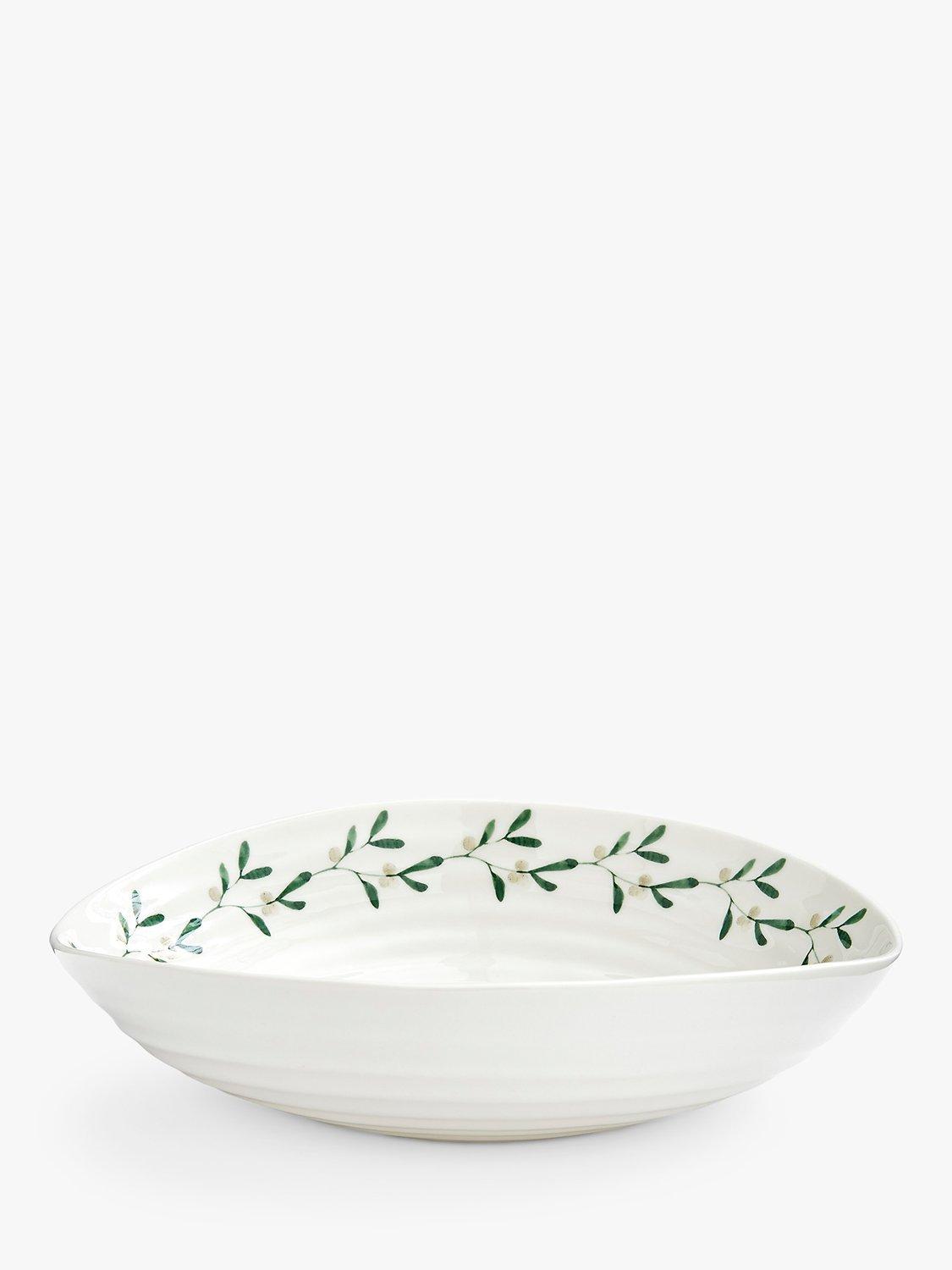 Ensemble de 4 bols à pâtes Sophie Conran pour Portmeirion Mistletoe, importé du Royaume-Uni