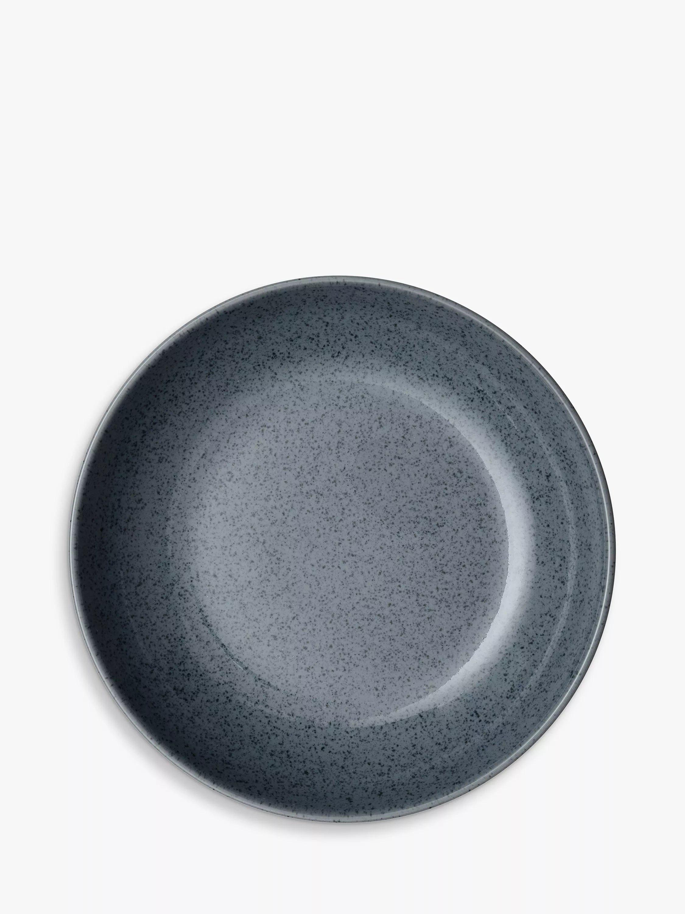 Denby dark grey speckle pasta bowls 22cm set of 4 (British brand)