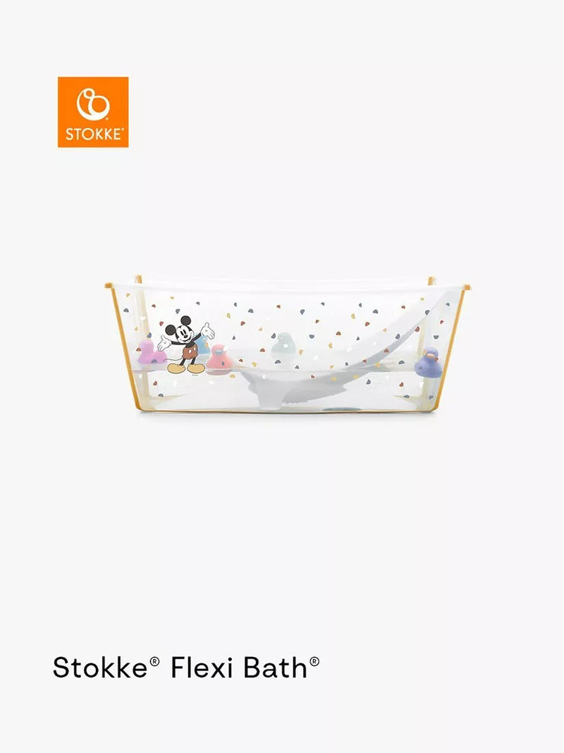 Stokke foldable baby bath tub with Mickey Celebration pattern (British brand)