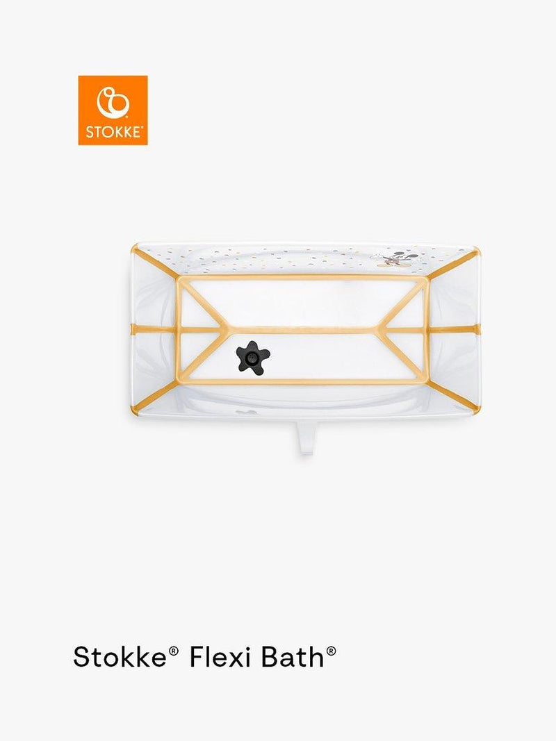 Stokke foldable baby bath tub with Mickey Celebration pattern (British brand)