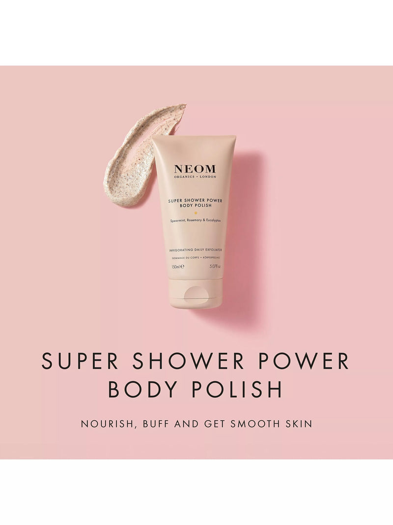 NEOM Wellbeing London Super Shower Power body polish 150ml - British product