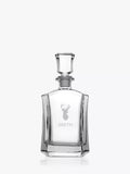 Treat Republic Personalised Luxury Stag Glass Decanter, Clear
