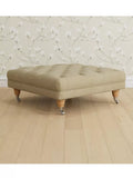 Laura Ashley footstool oak legs Edwin Natural, imported from the UK