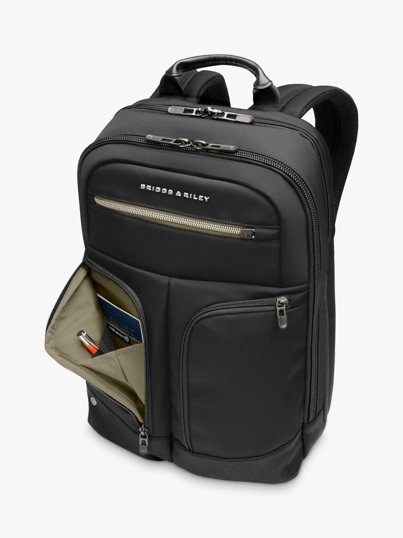 Briggs & Riley HTA Slim erweiterbarer Rucksack, UK-Version