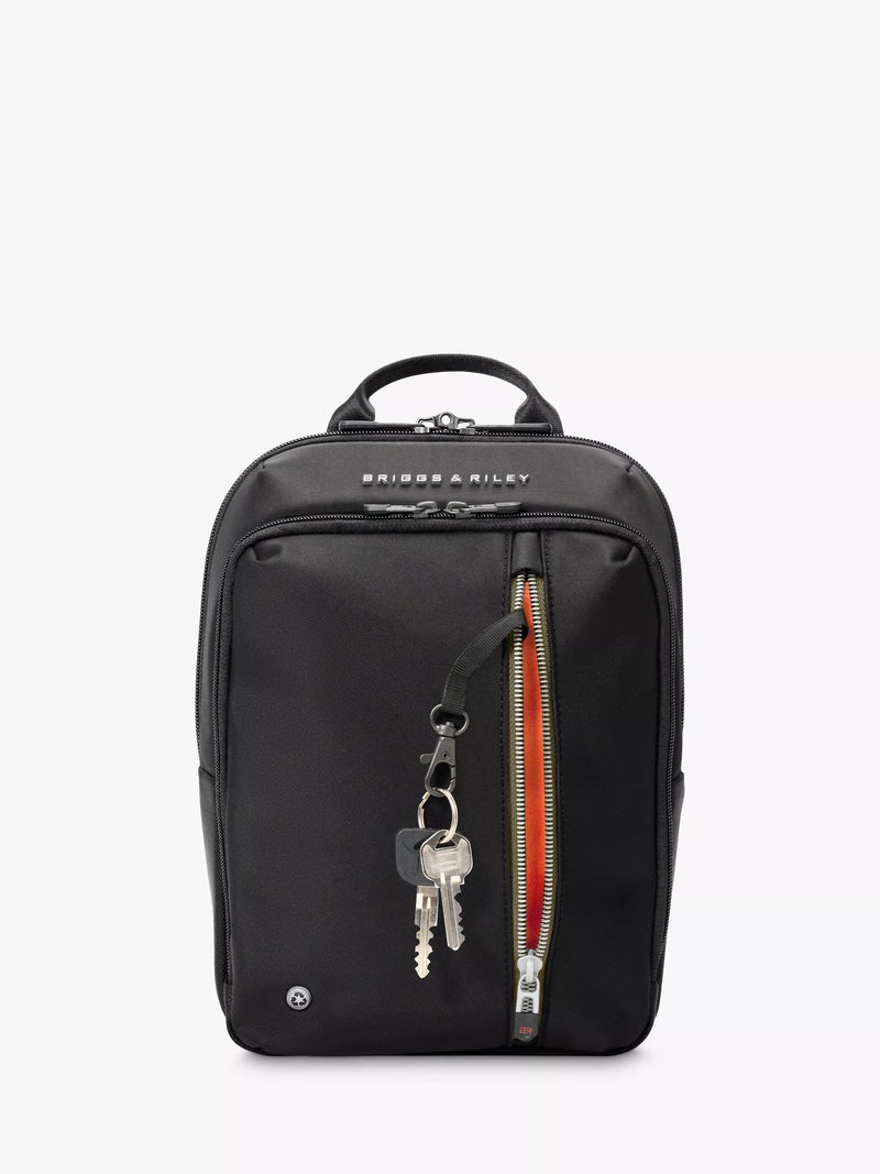 Briggs & Riley HTA cross body bag black ballistic nylon, imported from the UK