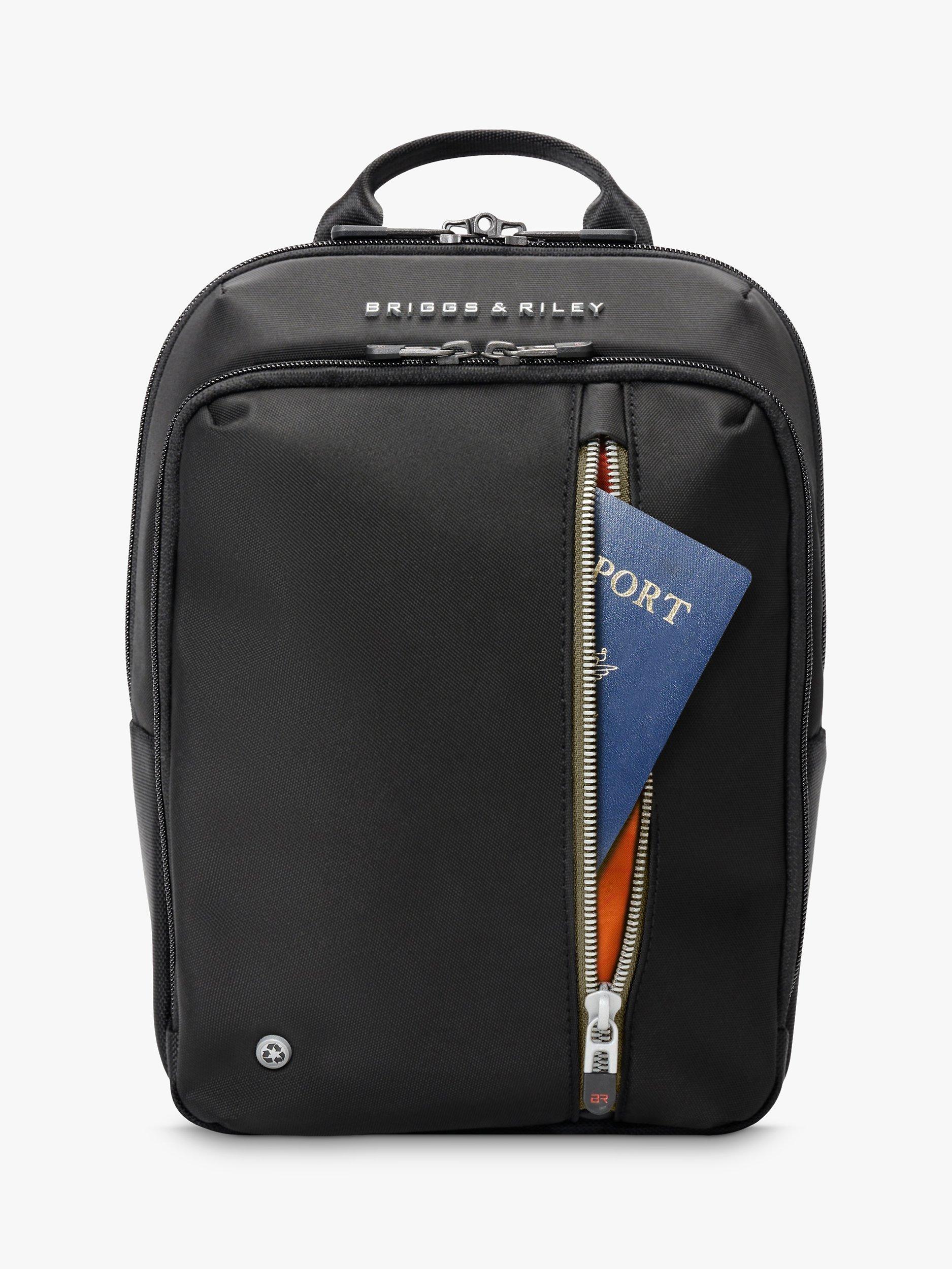 Briggs & Riley HTA cross body bag black ballistic nylon, imported from the UK