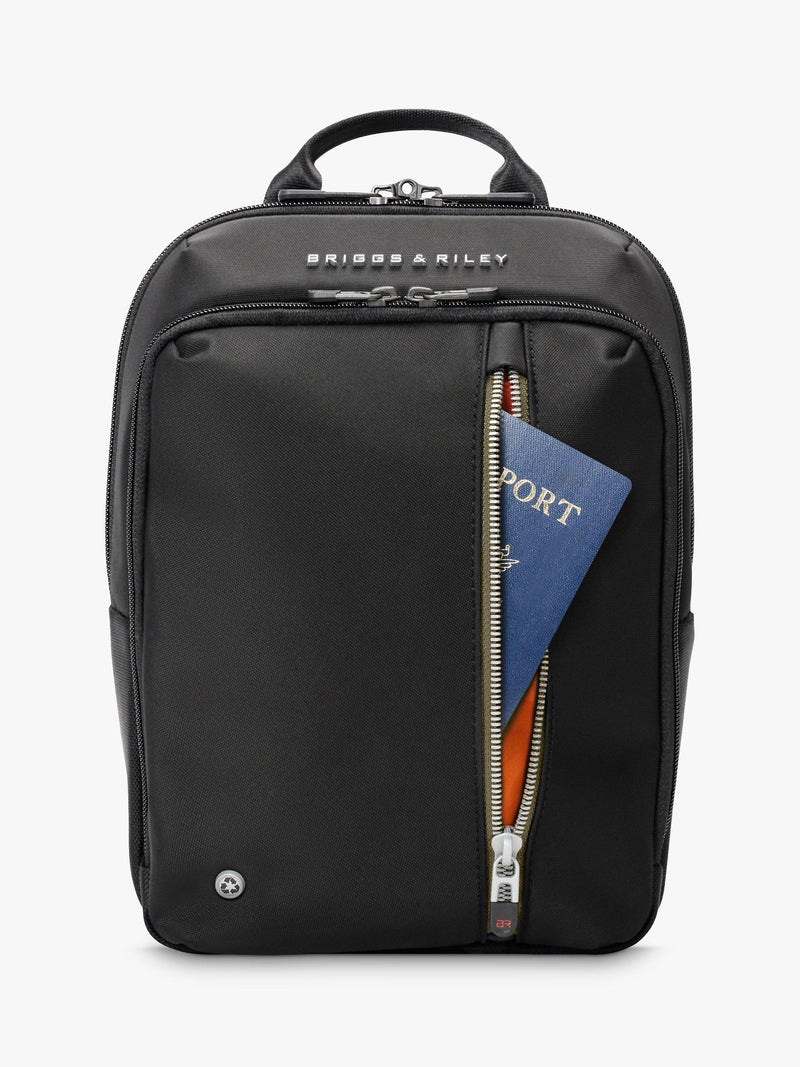 Briggs & Riley HTA cross body bag black ballistic nylon, imported from the UK