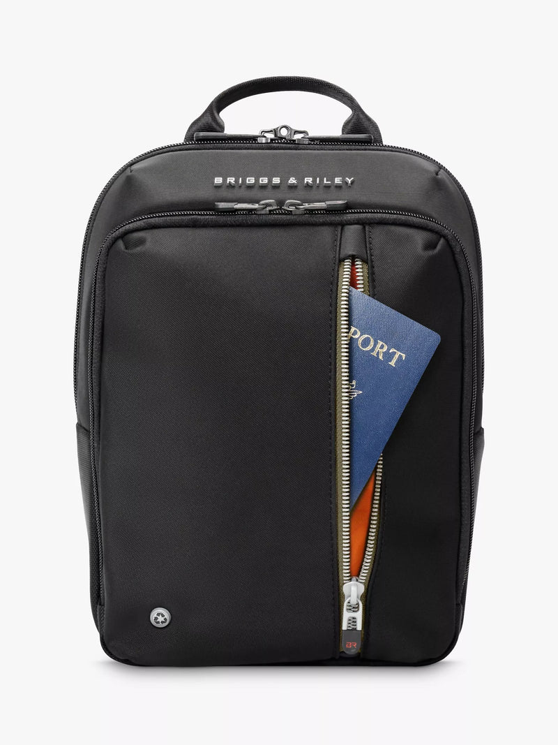 Briggs & Riley HTA cross body bag black ballistic nylon, imported from the UK