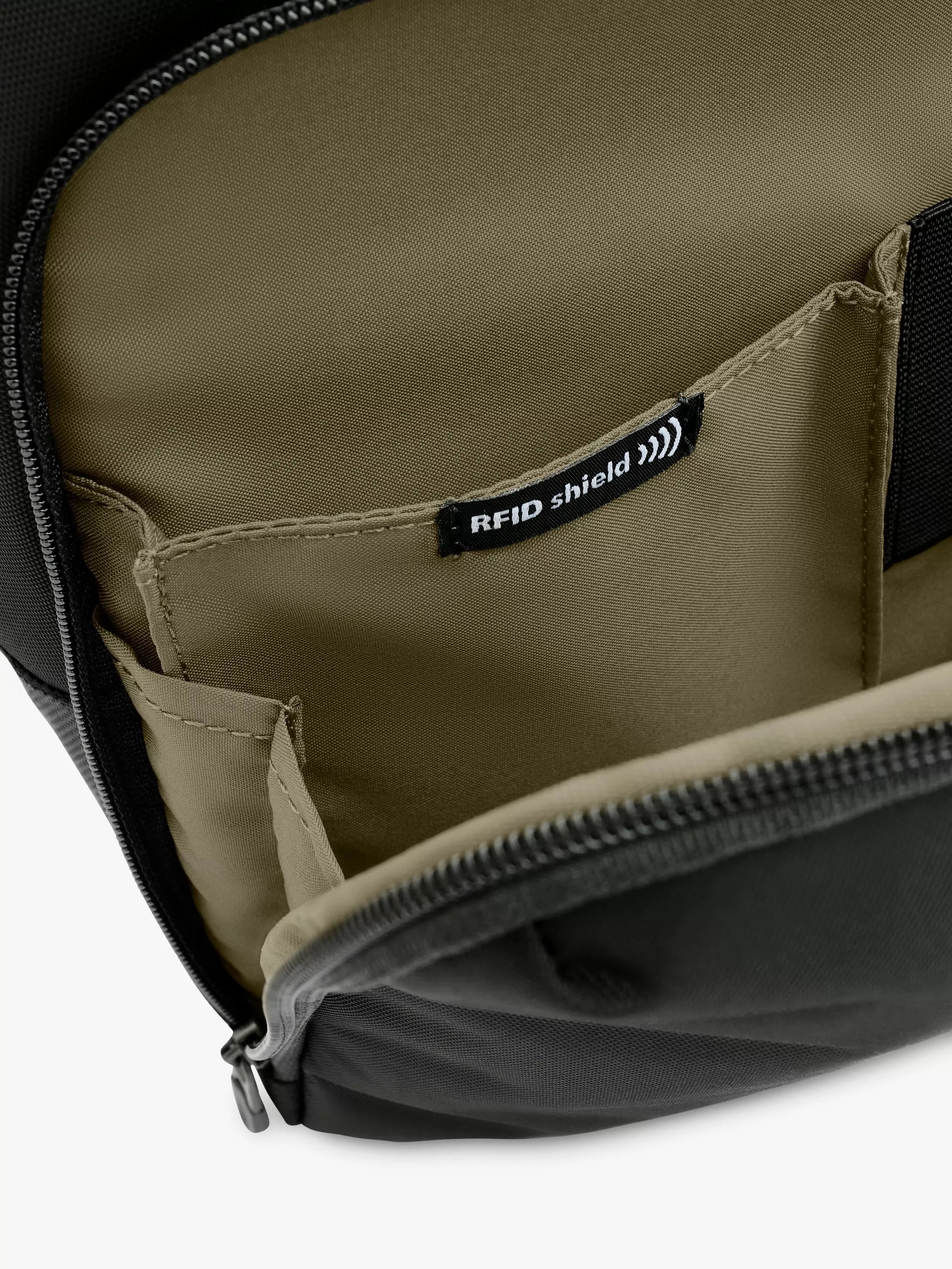 Briggs & Riley HTA cross body bag black ballistic nylon, imported from the UK