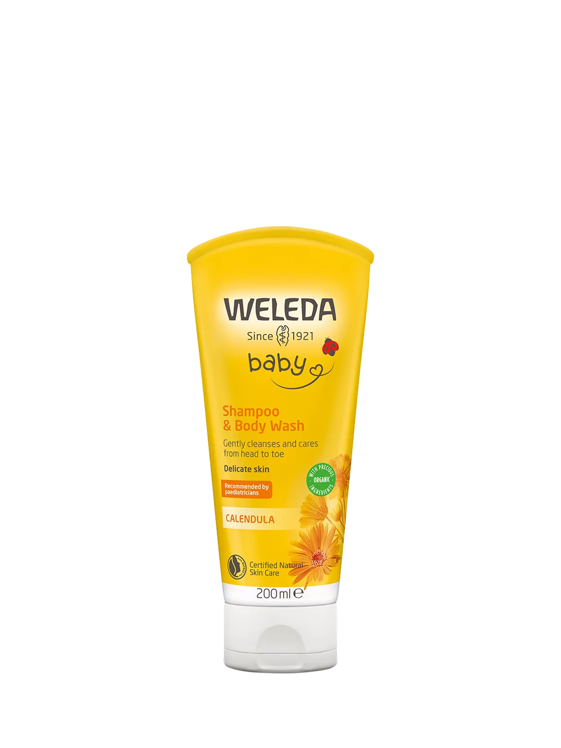 Weleda Baby Calendula Shampoo &  Body Wash, 200ml - McGrocer