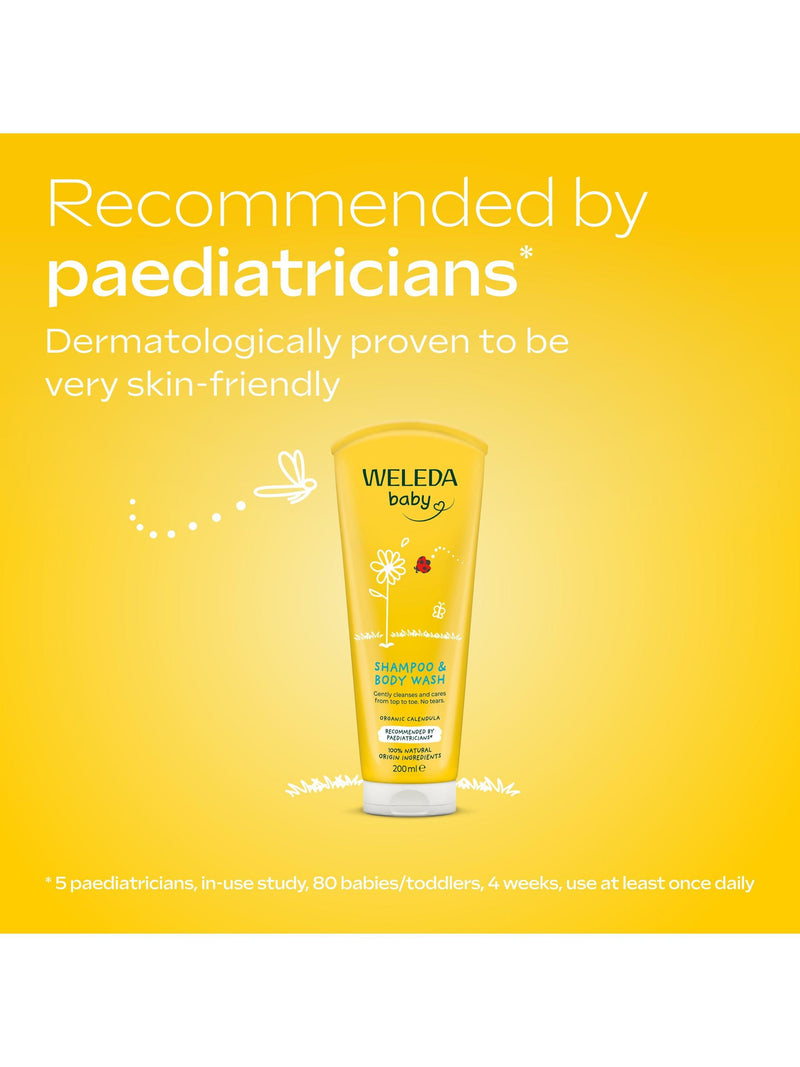 Weleda Baby Calendula Shampoo & Body Wash 200ml (British brand)