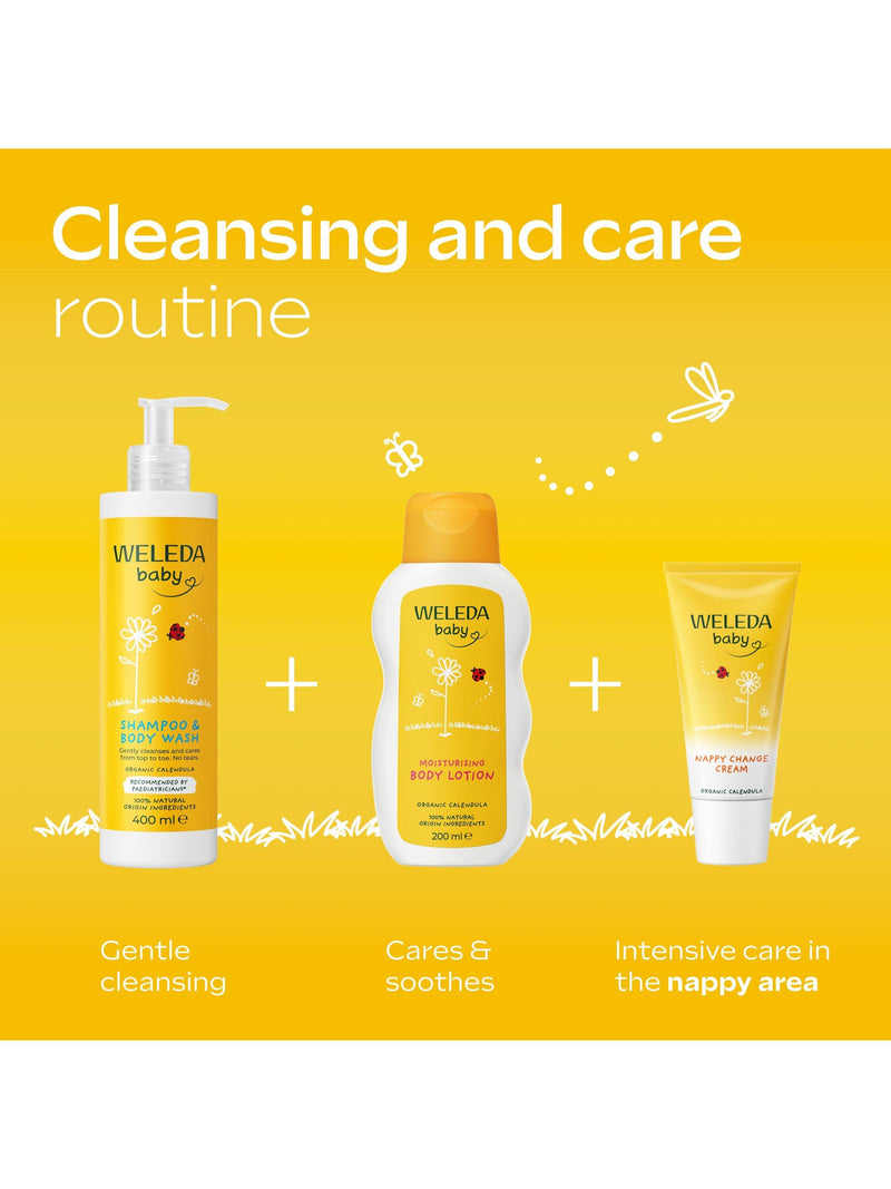 Weleda Baby Calendula Shampoo & Body Wash 200ml (British brand)