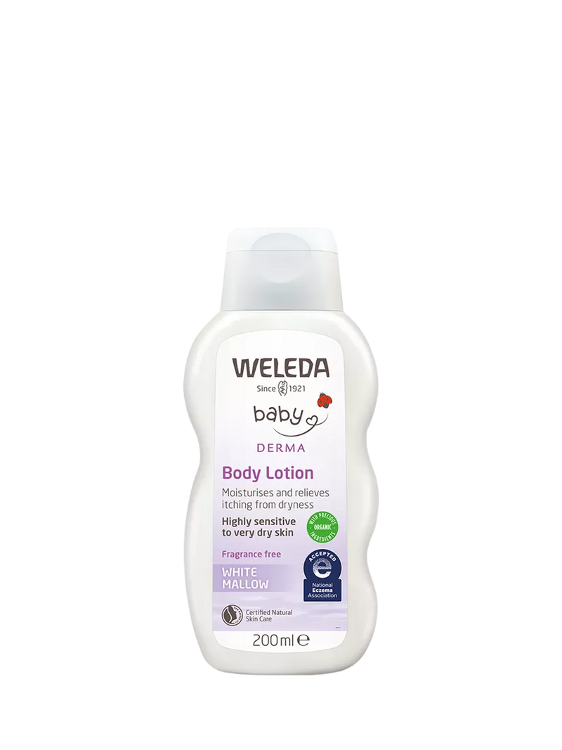 Weleda baby white mallow body lotion 200ml (British brand)